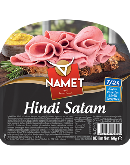 NAMET 7/24 HİNDİ SALAM 60 GR