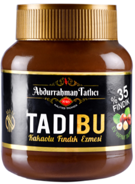 ABDURAHMAN TATLICI Tadıbu Kakaolu Fındık Ezmesi 330 Gr