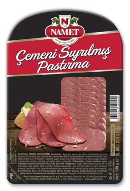 NAMET DANA ÇEMENSİZ PASTIRMA 130 GR 