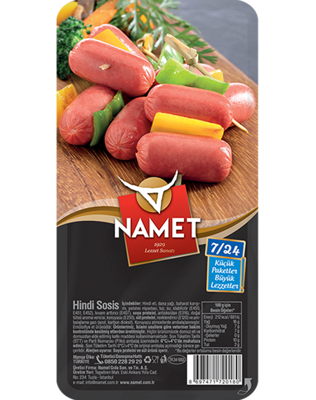 NAMET 7/24 HİNDİ SOSİS 140 GR